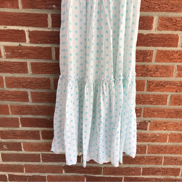 NWOT Anthropologie Araminta James Positano Tiered Maxi Dress Polka Dot Small - Picture 6 of 11